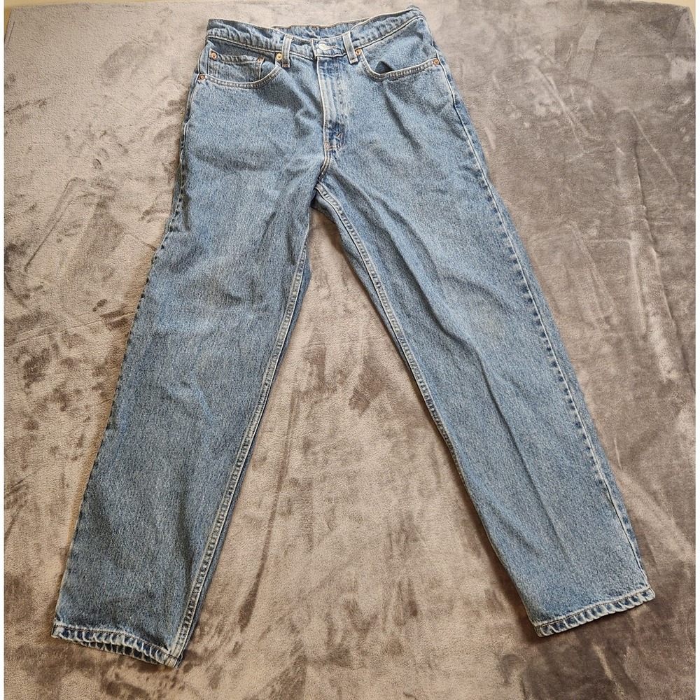 Levis 550 Jeans Mens 32x30 Blue Relaxed Fit Tapered Leg Vintage 90s Mexico